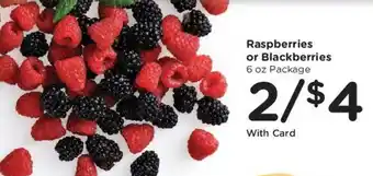 Kroger Raspberries or Blackberries offer
