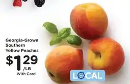 Kroger Georgia-Grown Southern Yellow Peaches offer