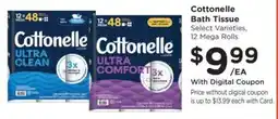 Kroger Cottonelle Bath Tissue offer