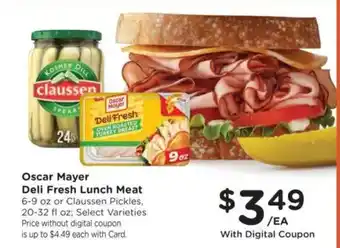 Kroger Oscar Mayer Deli Fresh Lunch Meat offer