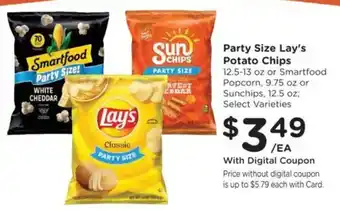 Kroger Party Size Lay's Potato Chips offer