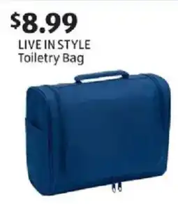 Aldi Live in style toiletry bag offer
