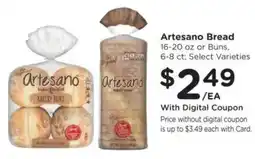 Kroger Artesano Bread offer