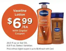 Kroger Vaseline Lotion offer