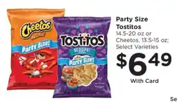 Kroger Party Size Tostitos offer