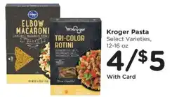 Kroger Kroger Pasta offer