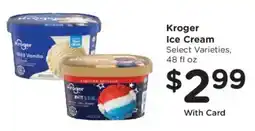 Kroger Kroger Ice Cream offer