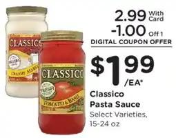 Kroger Classico pasta sauce offer