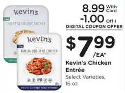 Kroger Kevin's Chicken Entrée offer