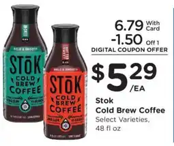 Kroger Stok Cold Brew Coffee offer