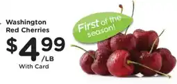 Kroger Washington Red Cherries offer
