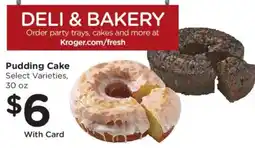 Kroger Pudding Cake offer