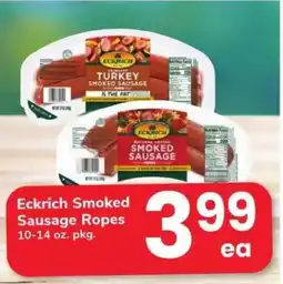 Safeway Eckrich Smoked Sausage Ropes offer