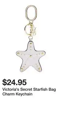 Victoria's Secret Victoria's Secret Starfish Bag Charm Keychain offer