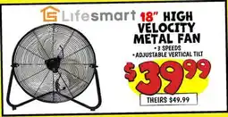 Ollie's 18 HIGH VELOCITY METAL FAN offer