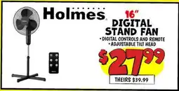 Ollie's HOLMES 16 DIGITAL STAND FAN offer