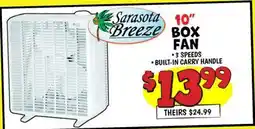 Ollie's Sarasota Breeze 10 BOX FAN offer