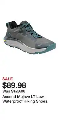 Cabela's Ascend Mojave LT Low Waterproof Hiking Shoes offer