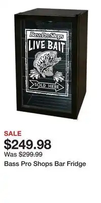 Cabela's Bass Pro Shops Bar Fridge offer