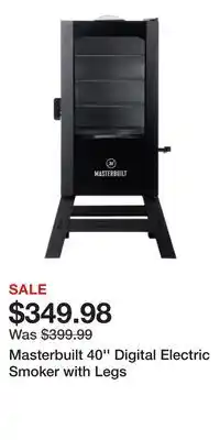Cabela's Masterbuilt 40'' Digital Electric Smoker with Legs offer