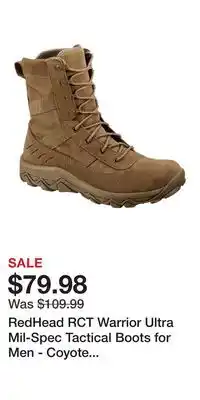 Cabela's RedHead RCT Warrior Ultra Mil-Spec Tactical Boots for Men - Coyote - 8M offer