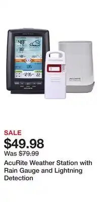 Cabela's AcuRite Weather Station with Rain Gauge and Lightning Detection offer