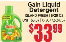 Jetro Gain Liquid Detergent offer