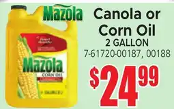 Jetro Mazola Canola or Corn Oil offer