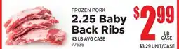Jetro FROZEN PORK 2.25 Baby Back Ribs offer