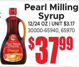 Jetro Pearl Milling Syrup offer