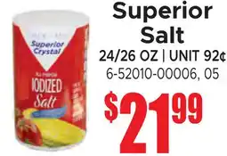 Jetro Superior Salt offer