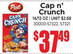 Jetro Cap n' Crunch offer