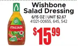 Jetro Wishbone Salad Dressing offer