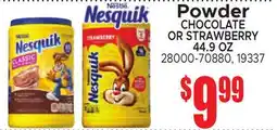 Jetro Powder CHOCOLATE OR STRAWBERRY offer