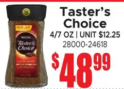 Jetro Taster's Choice offer