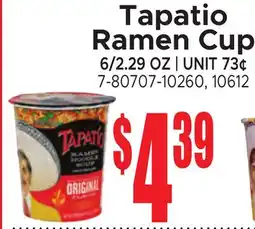 Jetro Tapatio Ramen Cup offer