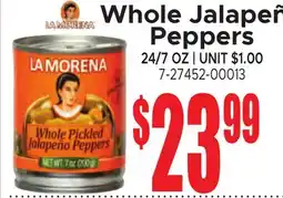 Jetro Whole Jalapeño Peppers offer
