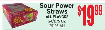 Jetro Sour Power Straws offer