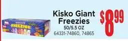 Jetro Kisko Giant Freezies offer
