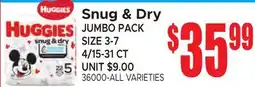 Jetro Snug & Dry JUMBO PACK offer