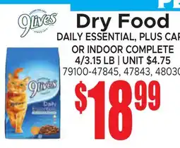 Jetro 9Lives Dry Food offer