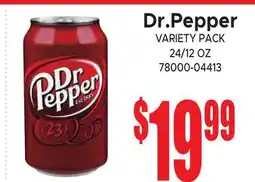 Jetro Dr.Pepper VARIETY PACK offer