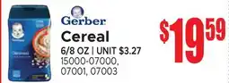 Jetro Gerber Cereal offer