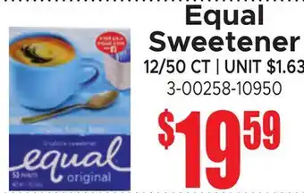 Jetro Equal Sweetener offer