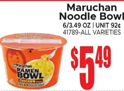 Jetro Maruchan Noodle Bowl offer