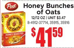 Jetro Honey Bunches of Oats offer