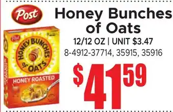 Jetro Honey Bunches of Oats offer
