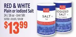 Jetro RED & WHITE Plain or Iodized Salt offer