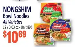 Jetro NONGSHIM Bowl Noodles offer