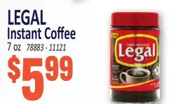 Jetro LEGAL Instant Coffee offer